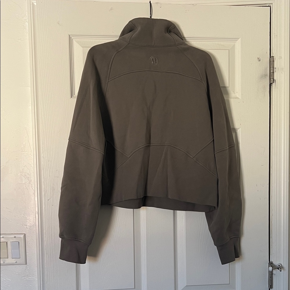 Lululemon Scuba Half Zip Funnel Neck in Rover - Picture 4 of 4